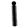 Elastic ligatures on module, 26 rings, Black